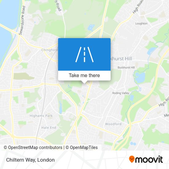 Chiltern Way map