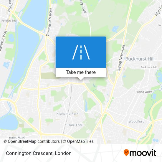 Connington Crescent map