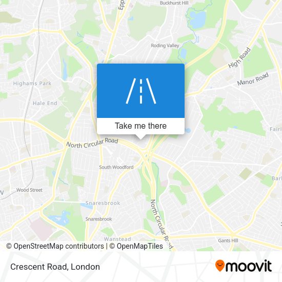 Crescent Road map