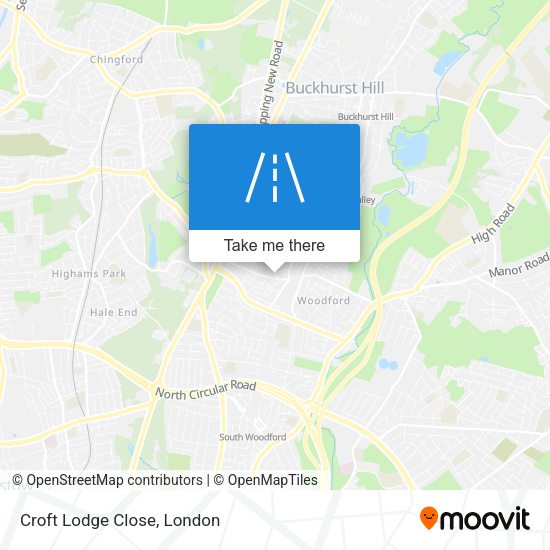 Croft Lodge Close map