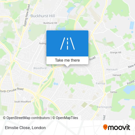 Elmslie Close map
