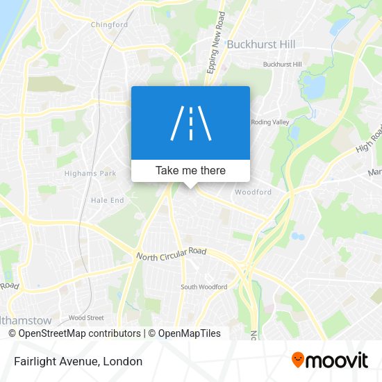 Fairlight Avenue map