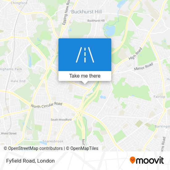 Fyfield Road map