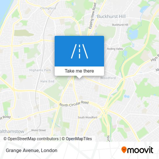 Grange Avenue map