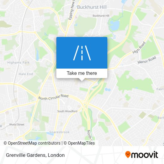 Grenville Gardens map