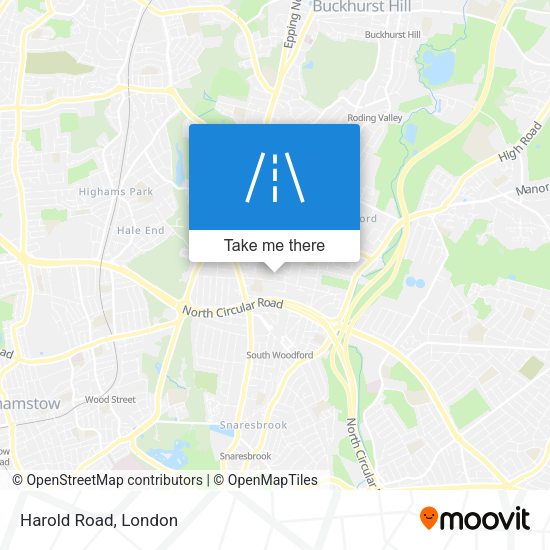 Harold Road map