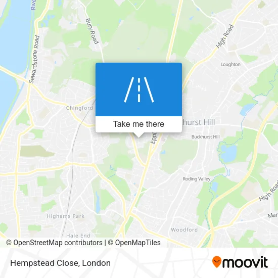 Hempstead Close map