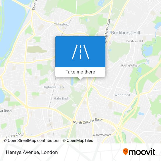 Henrys Avenue map