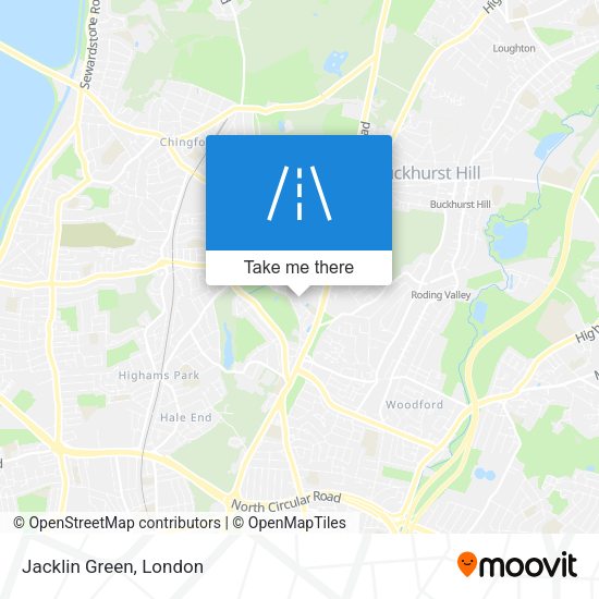 Jacklin Green map