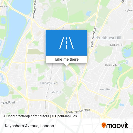 Keynsham Avenue map