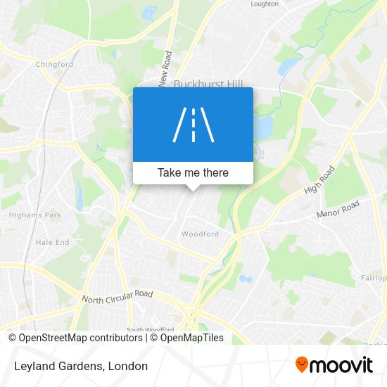 Leyland Gardens map