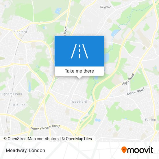 Meadway map