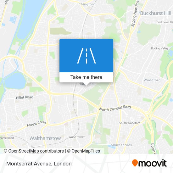 Montserrat Avenue map