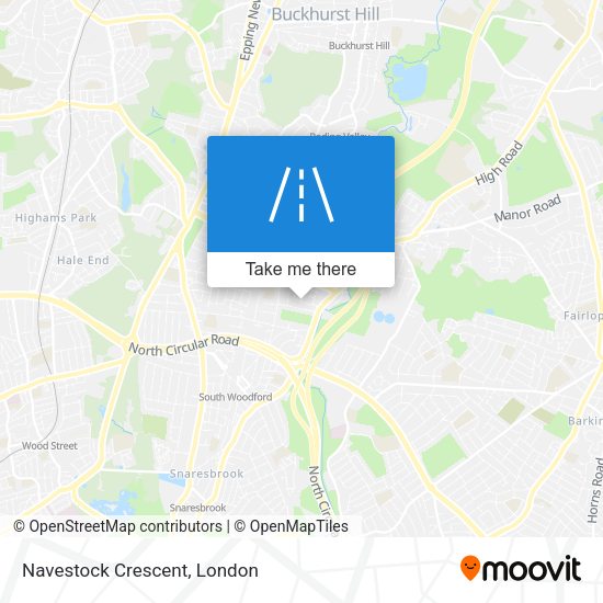 Navestock Crescent map