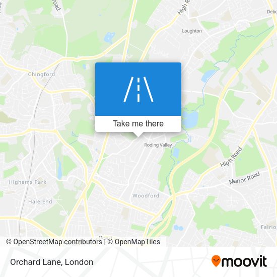 Orchard Lane map