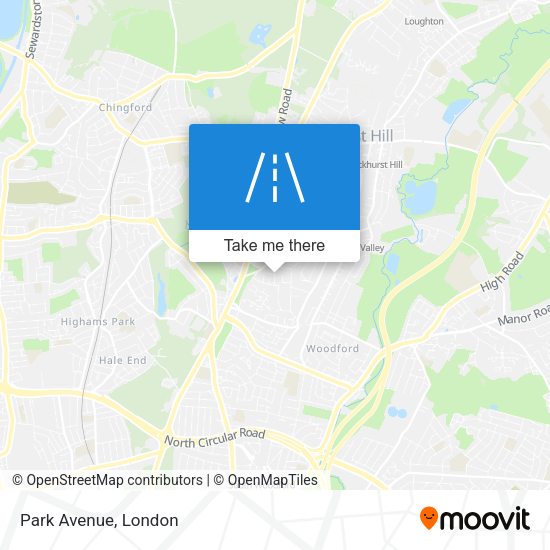 Park Avenue map