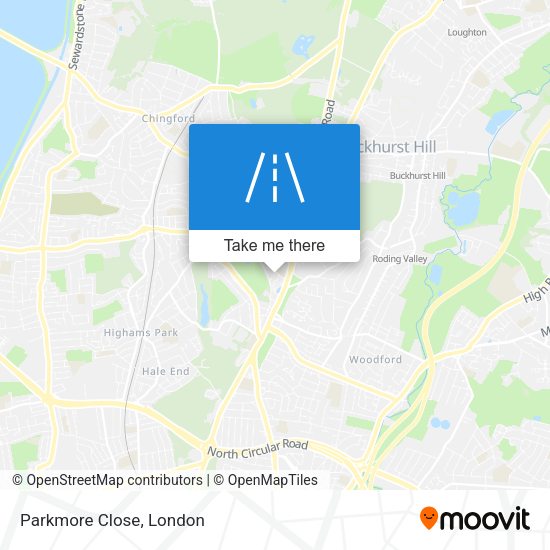 Parkmore Close map
