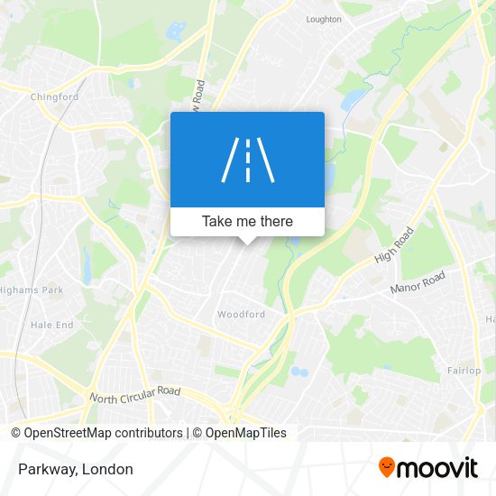 Parkway map