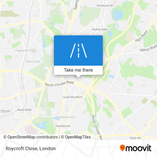 Roycroft Close map