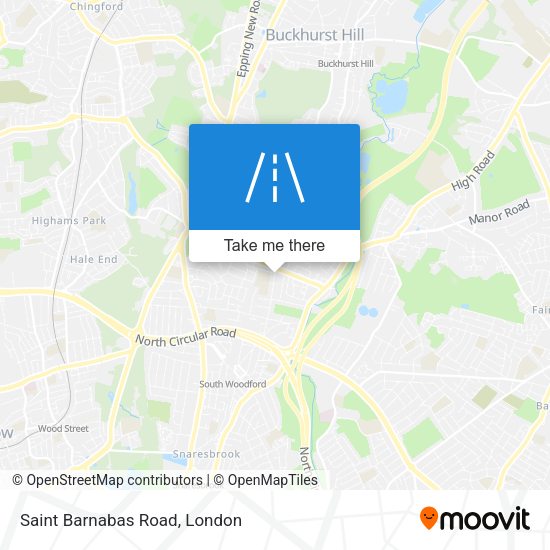 Saint Barnabas Road map