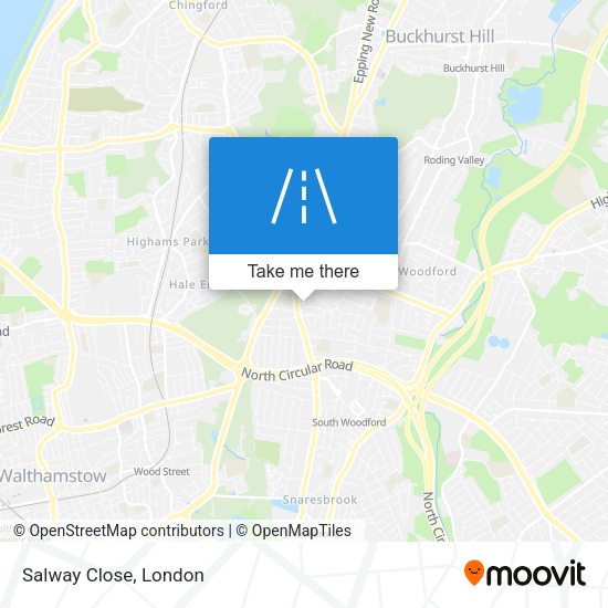 Salway Close map