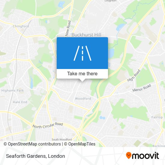 Seaforth Gardens map