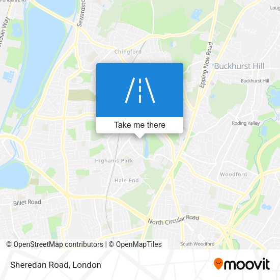 Sheredan Road map