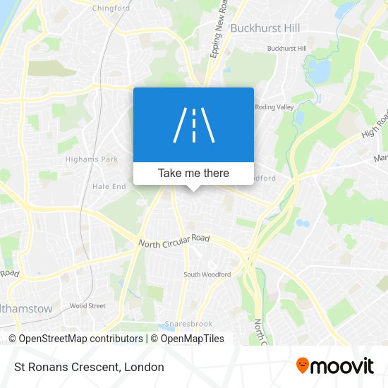 St Ronans Crescent map