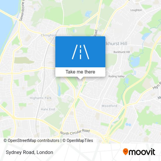 Sydney Road map