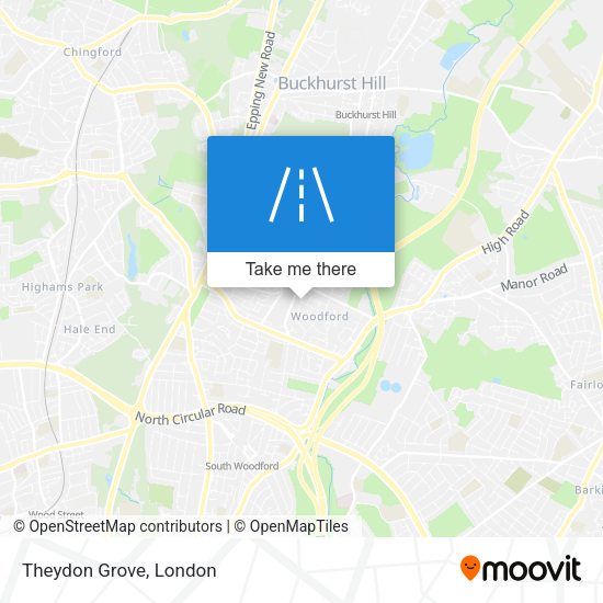 Theydon Grove map