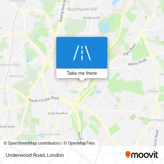 Underwood Road map