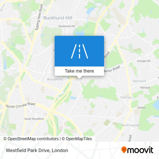 Westfield Park Drive map