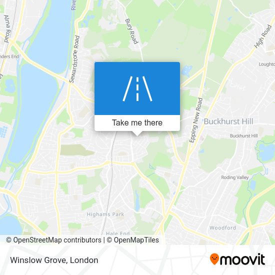 Winslow Grove map