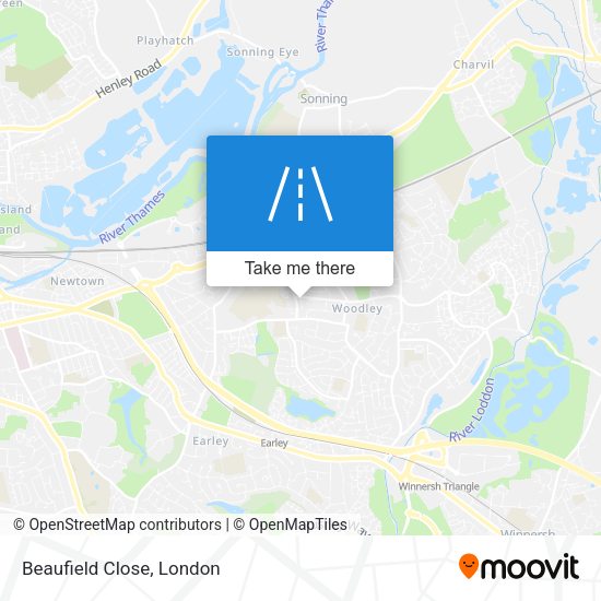 Beaufield Close map
