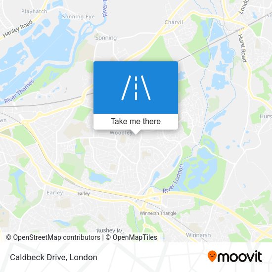 Caldbeck Drive map
