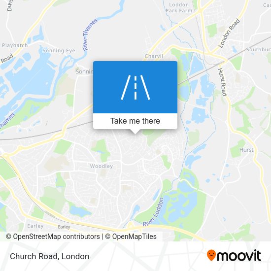 Church Road map