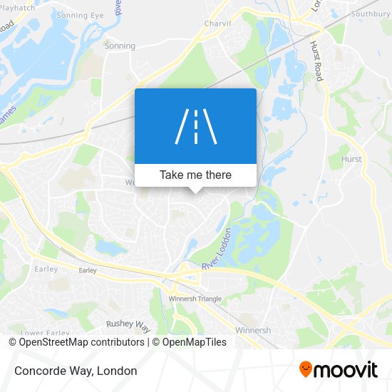Concorde Way map