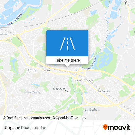 Coppice Road map