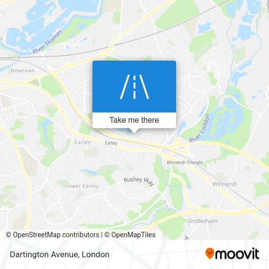 Dartington Avenue map
