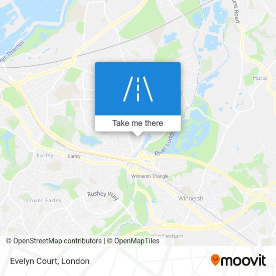 Evelyn Court map