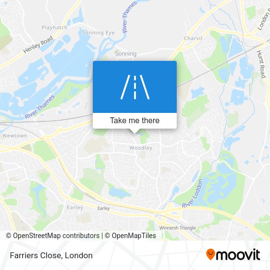 Farriers Close map
