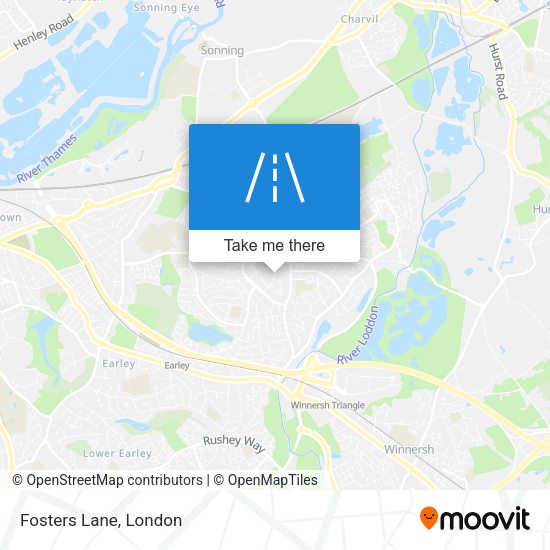 Fosters Lane map