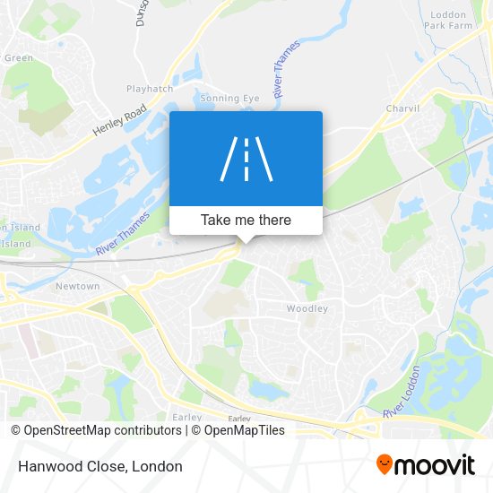 Hanwood Close map