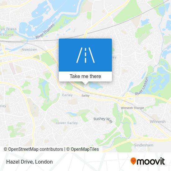 Hazel Drive map