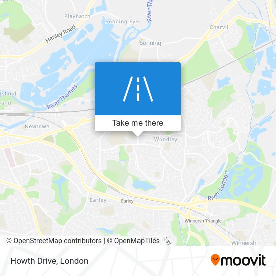 Howth Drive map