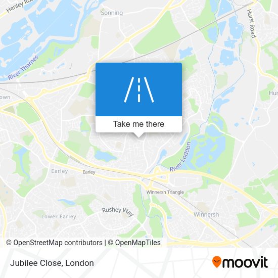 Jubilee Close map
