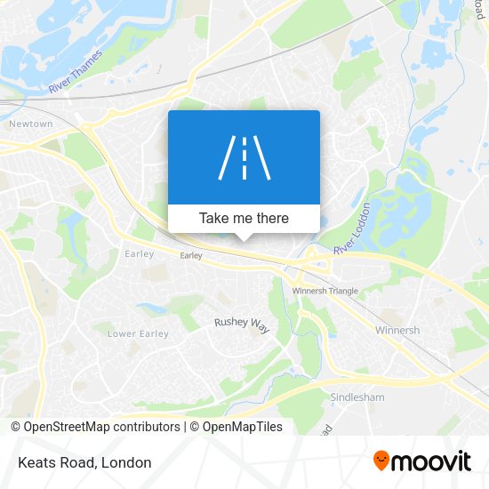 Keats Road map