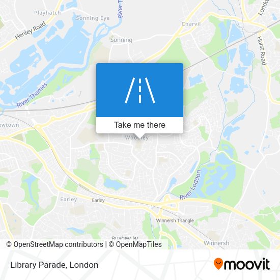 Library Parade map