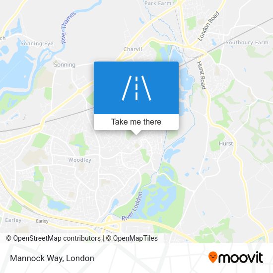 Mannock Way map