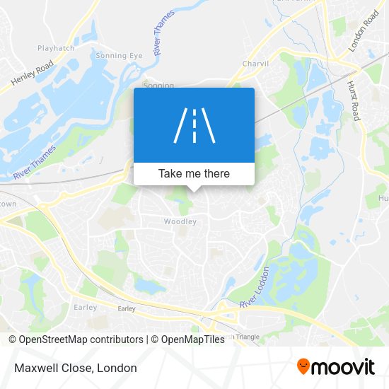 Maxwell Close map